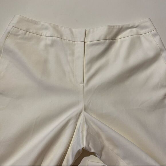 - Vintage Talbots White Straight Wide Leg Stetch Chino Pants Women's Size 14 - Picture 2 of 16